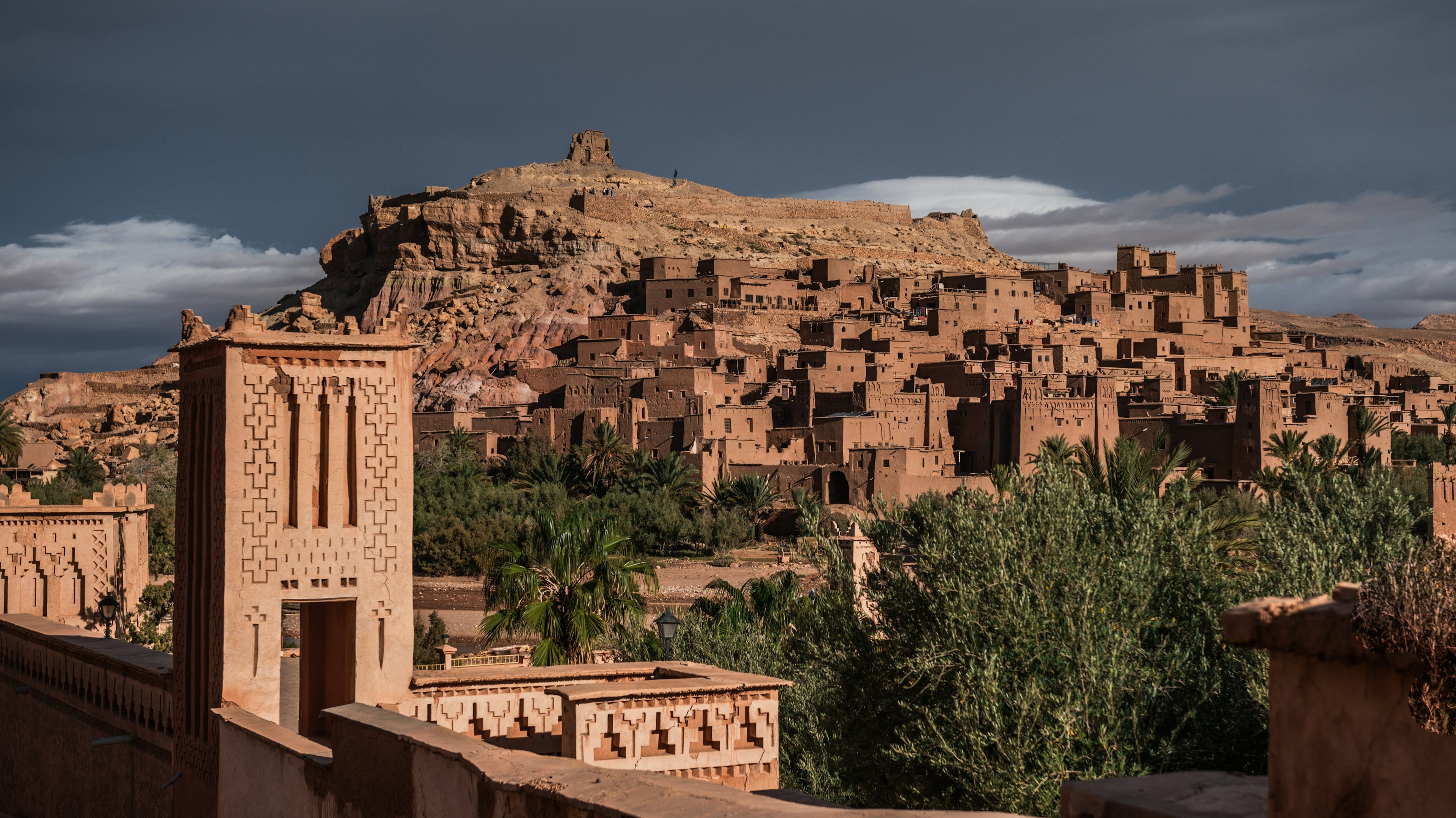 The earthen kasbahs of Aït Ben Haddou near Ouarzazate